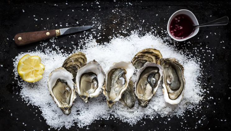 Fresh oysters